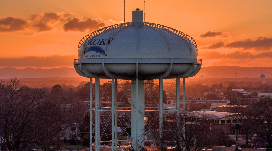 Hickory Water Tower 900x500