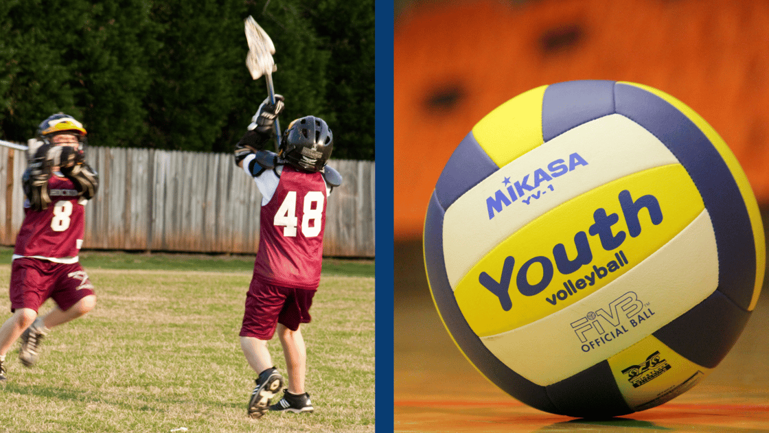 lacrosse and volleyball